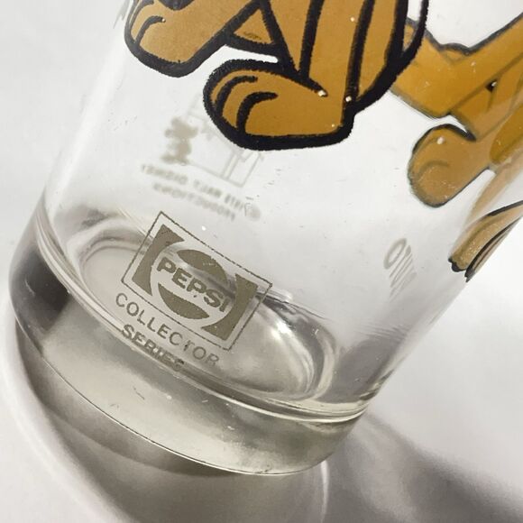Vintage Pepsi Mickey and Pluto Walt Disney Productions 1978 Glass Happy Birthday - Picture 3 of 6